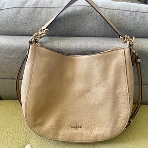 Cream Colored Coach Purse